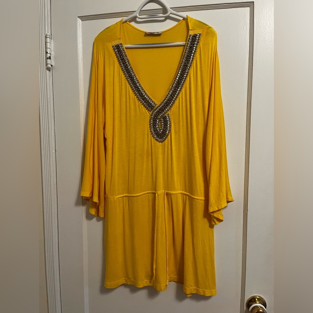 Vintage Y2K Arden B Vibrant Yellow Dress 
🌼 ☀️